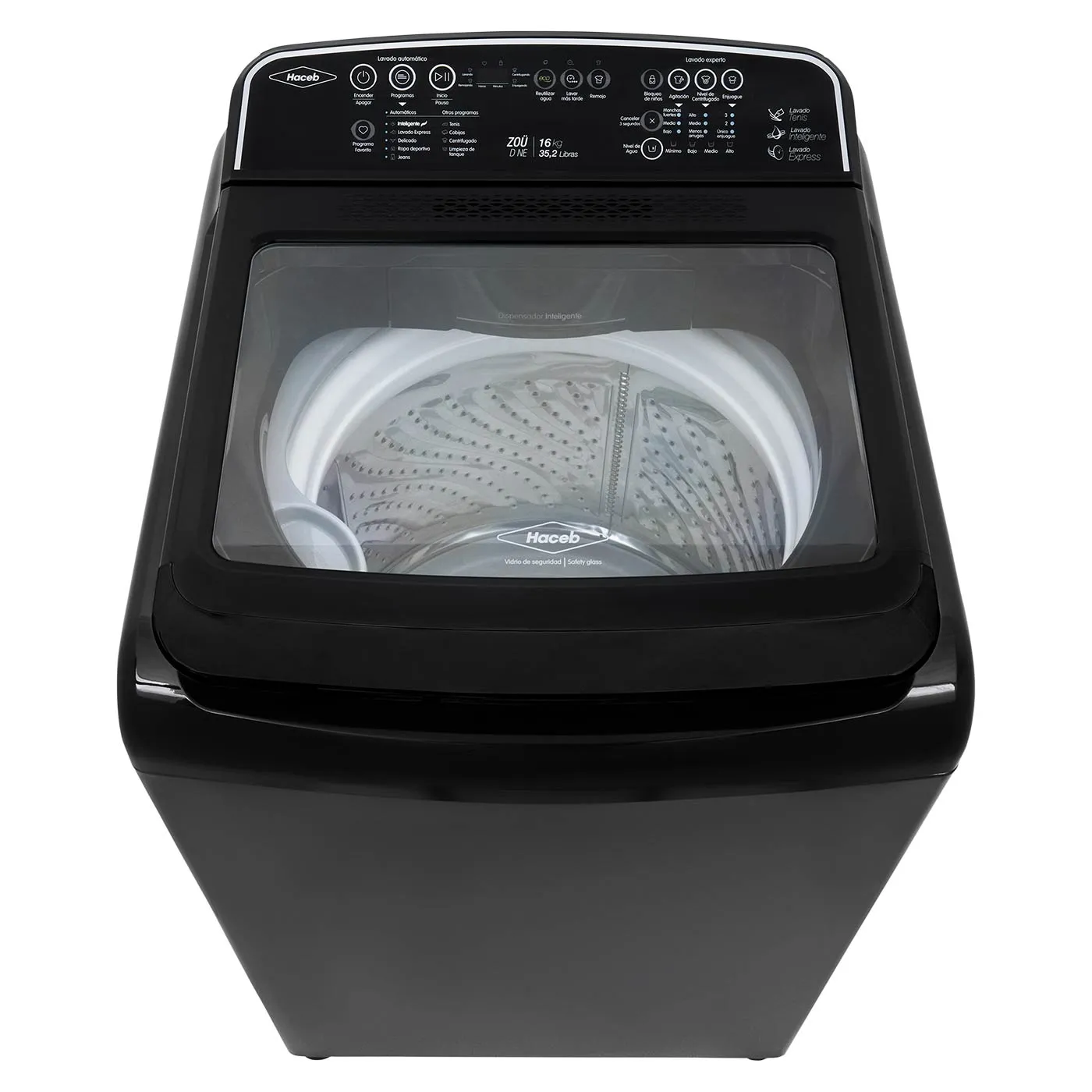 Lavadora 16 Kilos HACEB ZOÜ D Negro