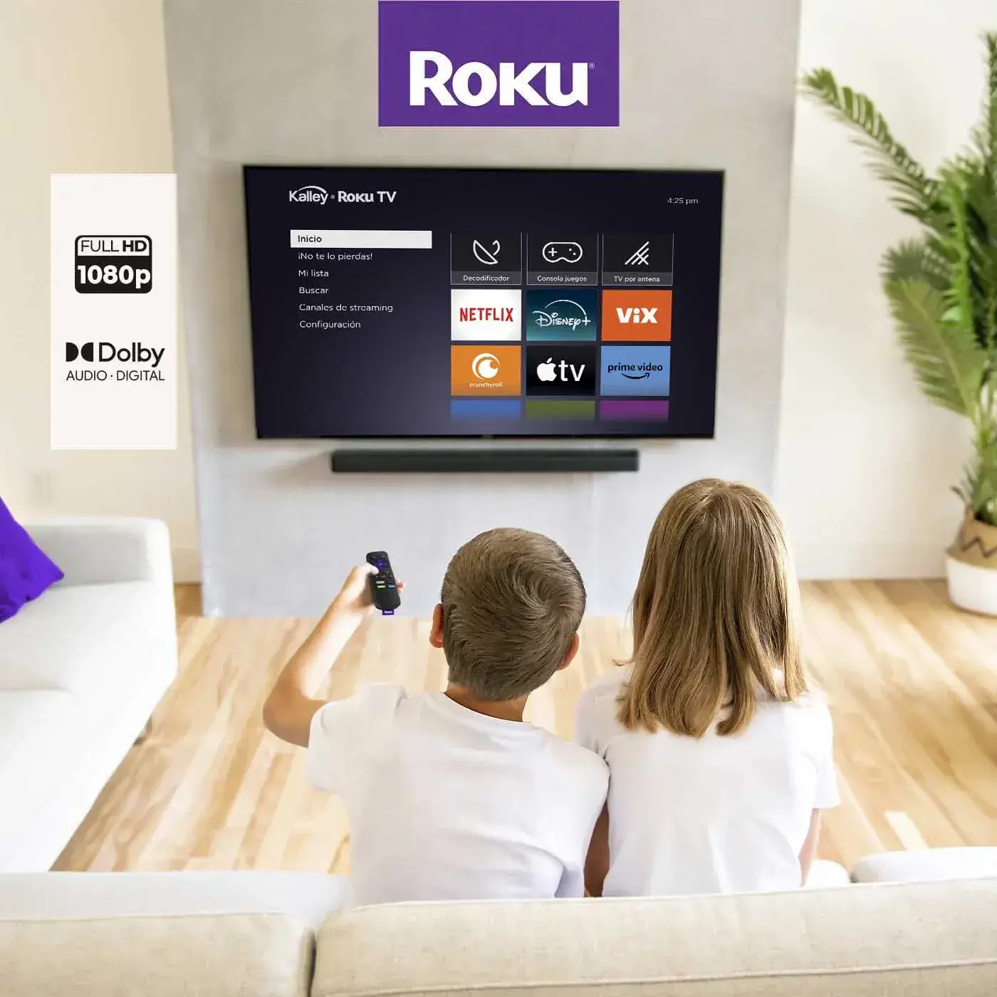 Televisor KALLEY 43″ FHD LED Smart TV Roku