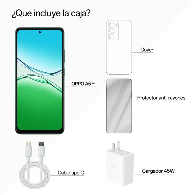 Celular OPPO A5 256GB 4G Verde