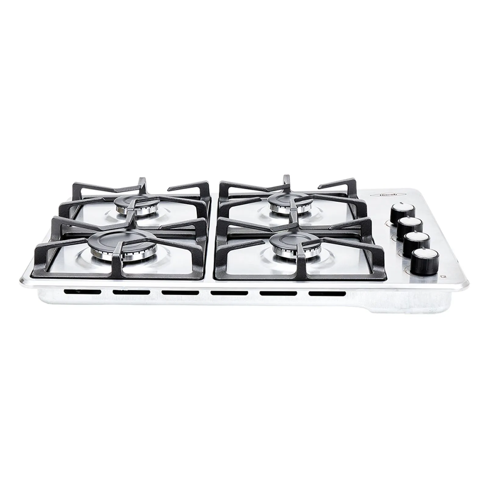 Estufa de empotrar Haceb inox 60x43 cm hierro fundido a gas natural
