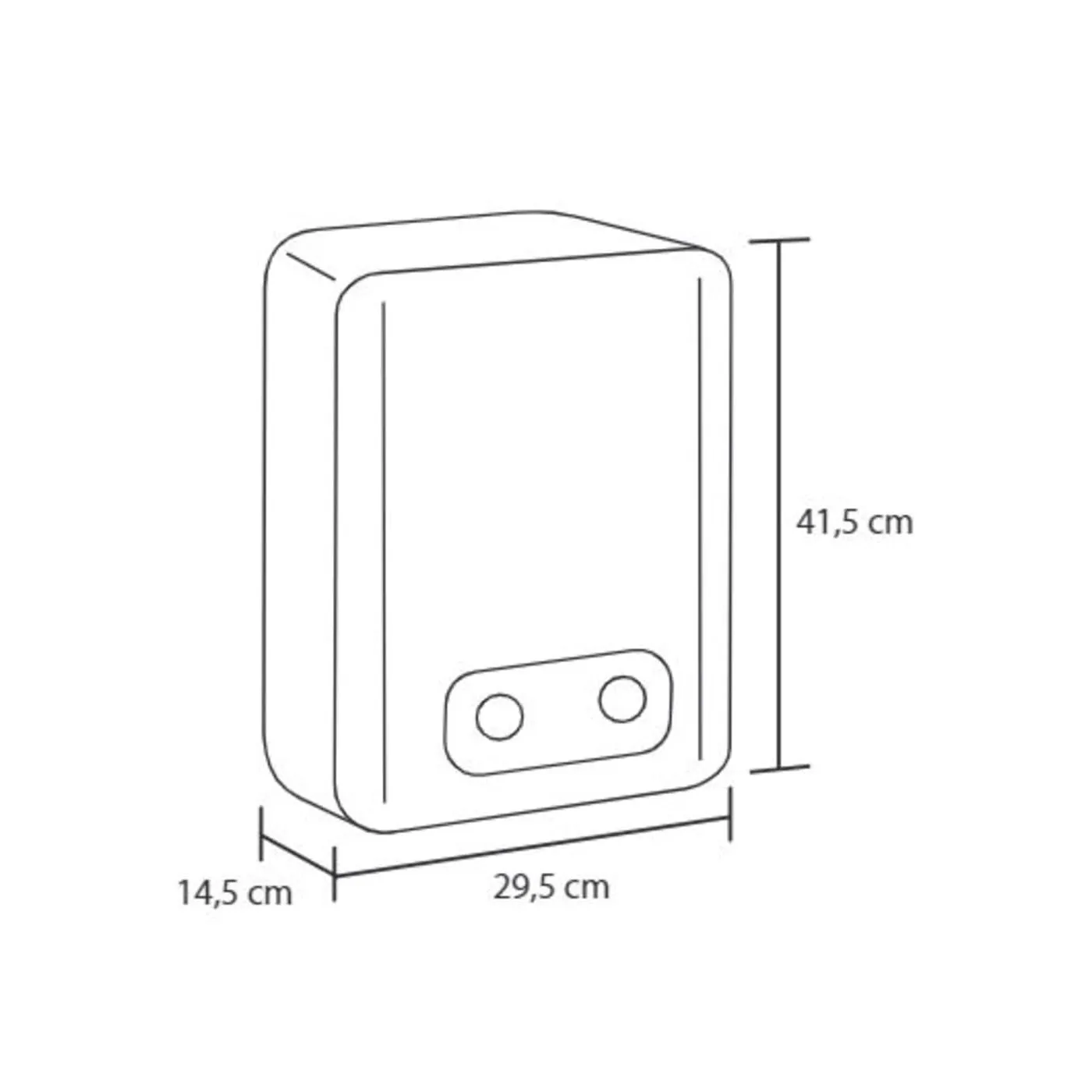 Calentador de Paso HACEB 5.5LTS Tiro Natural Bambú Gas Natural