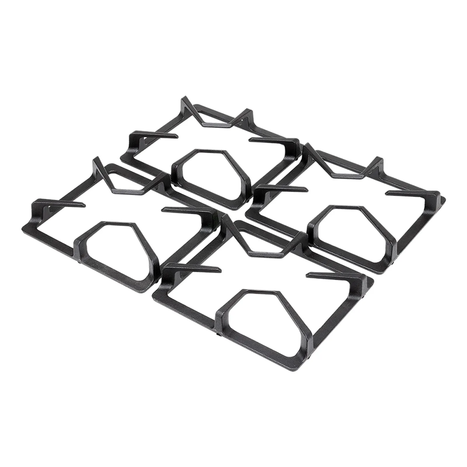 Estufa de empotrar Haceb inox 60x43 cm hierro fundido a gas natural
