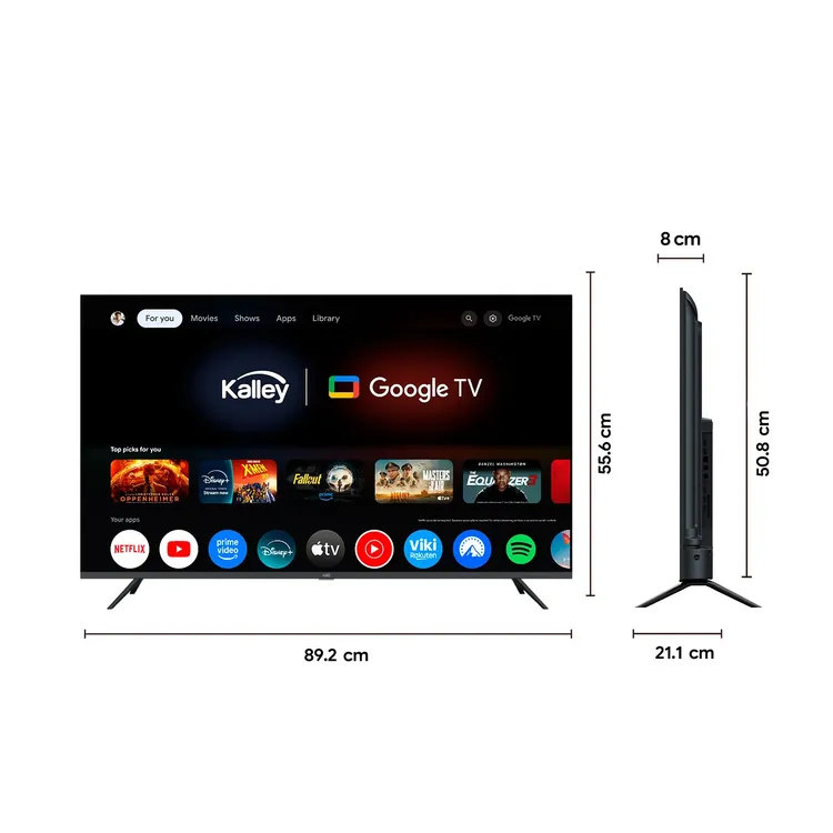 TV KALLEY 40" Pulgadas 100.4 cm 40G200 FHD LED Smart TV Google