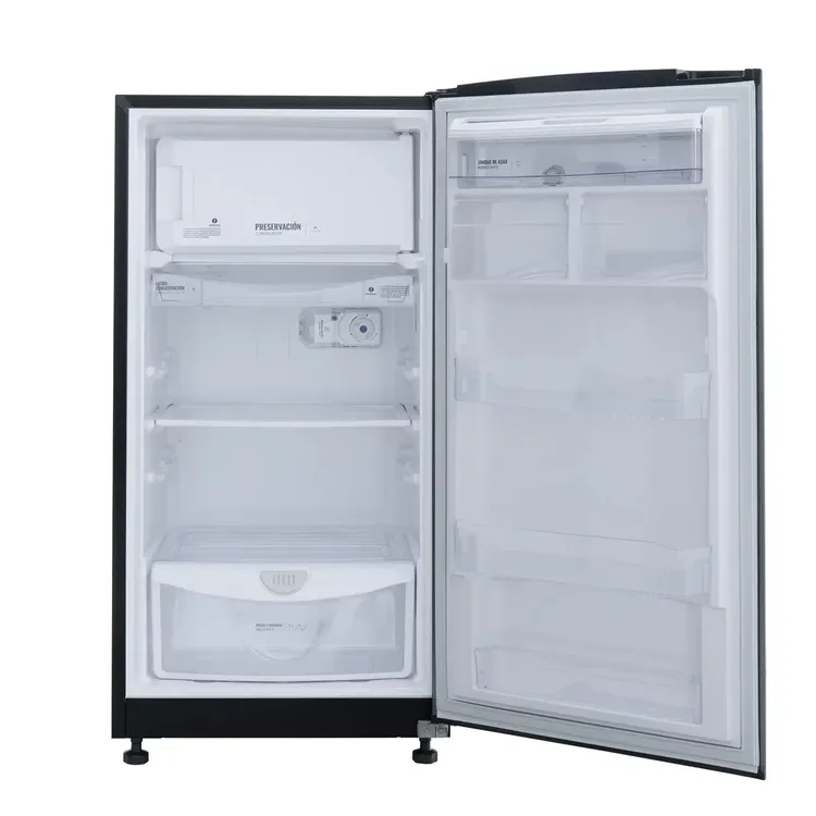 Nevera HACEB Frost Una Puerta 220 Litros Dispensador de agua Titanio