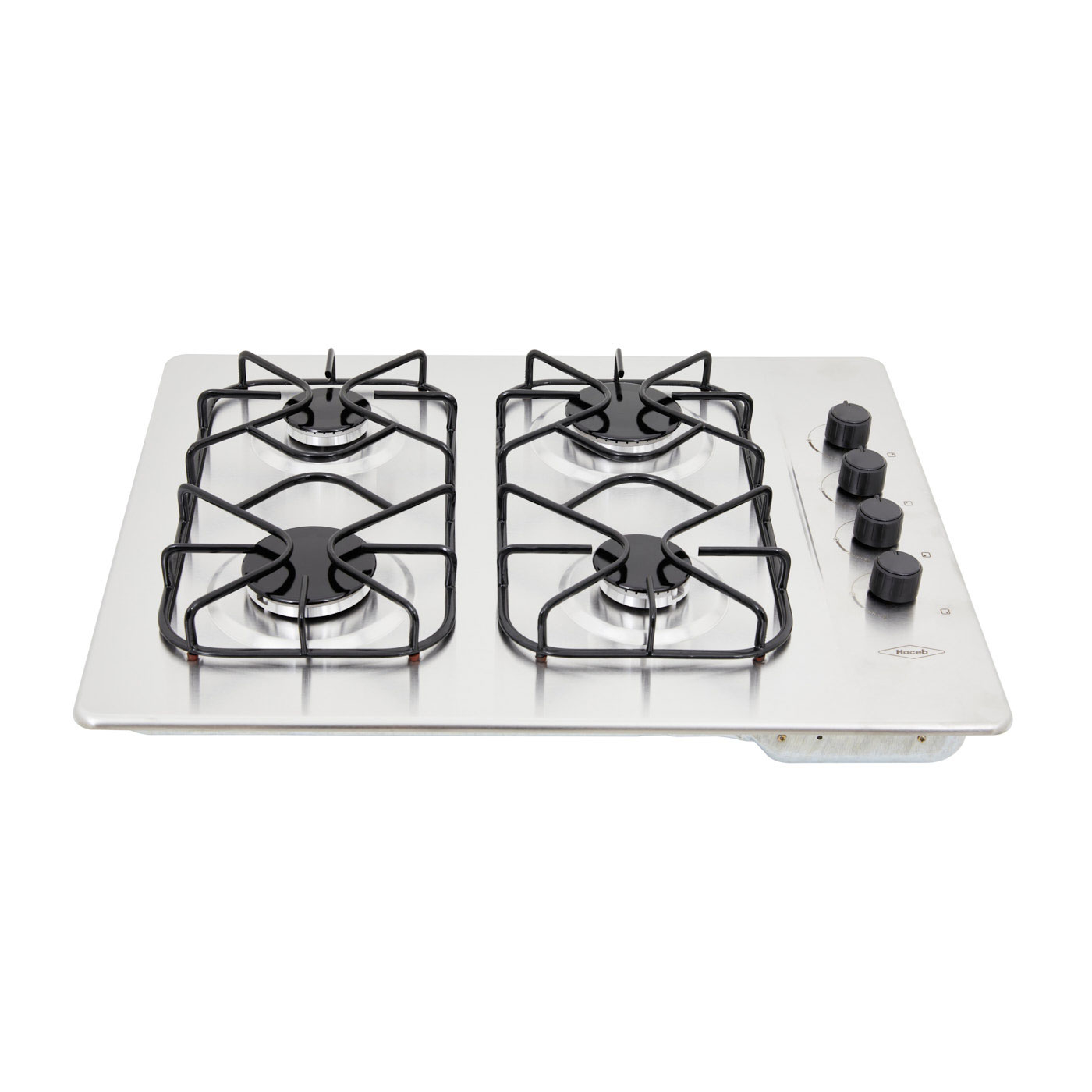 Estufa de empotrar HACEB 66cms 4 Puestos Gas Natural ARL CG 66 Inox