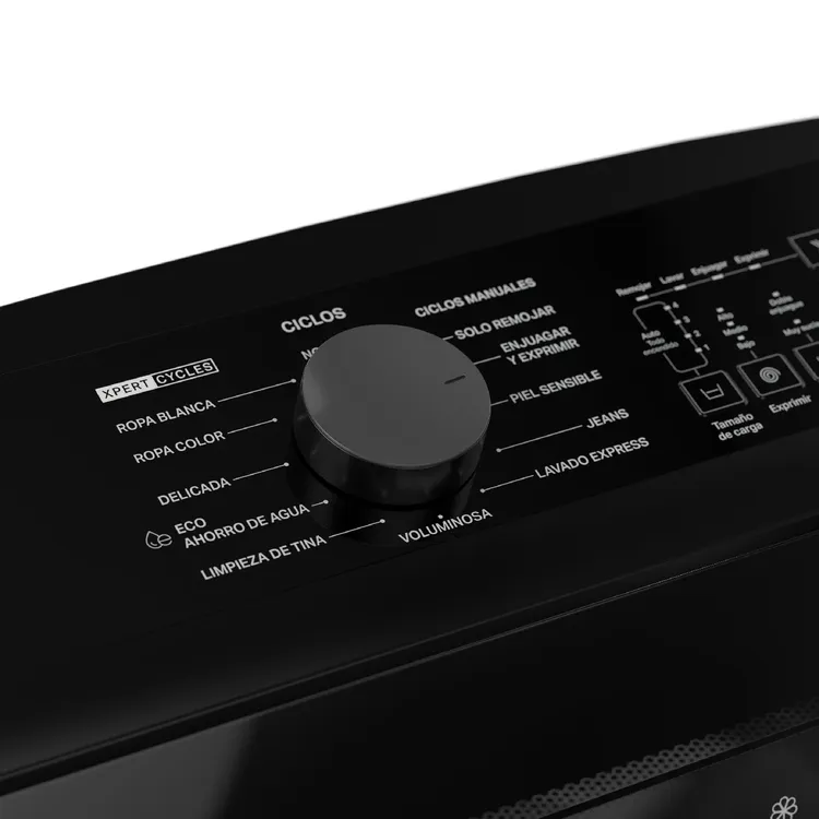 Lavadora WHIRLPOOL Carga Superior 17 Kilos WW17NNAHLA Smart Action Negro